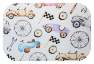 ✅ GROSSE BAUMWOLLE BABY MUSLIN QUADRATE TÜCHER AUTO GARAGE TRÖCKCHENMATTE - Bild 1 von 2