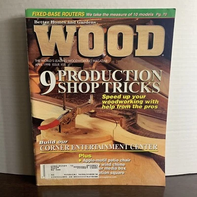 Wood Magazine April 1998 9 Production Shop Tricks Speed Up With Help From Pros! - Image 1 of 4
