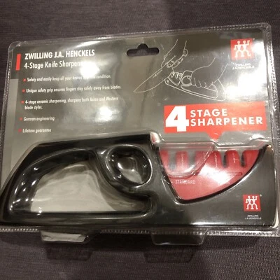 ZWILLING J.A. HENCKELS 32602-001 Pull-Through Sharpener - Black - Image 1 of 4