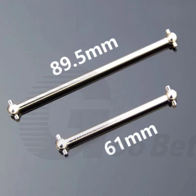HSP Unlimited 61mm 89.5mm Steel Dogbone Front/Rear Drive Shaft 1:10 RC Car Parts - Image 1 of 2