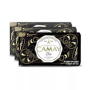 International Camay Chic sapone da bar profumato, 3 barrette x 4,4 once ciascuna - Foto 1 di 2