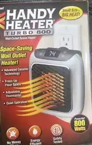 Handy Heater Turbo 800W Portable Wall-Mounted Heater Portable Electric, Warmer - Picture 1 of 13