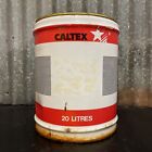 Caltex Vintage 20L Motor Oil Tin Drum