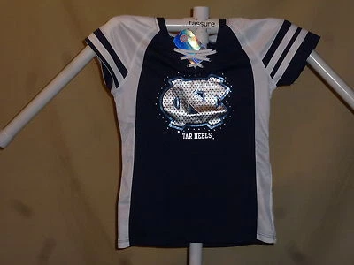 NORTH CAROLINA TAR HEELS Fan Fashion JERSEY/Shirt  by MAJESTIC Womens XL   NWT - Image 1 of 3
