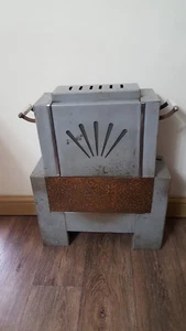 Vintage 1950s Ventilator Heizung Projekt Aufwärtstrends Porzellan Händige Kupfer - Picture 1 of 3