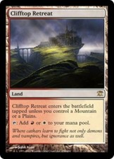 WOTC MtG Innistrad Clifftop Retreat (R) EX