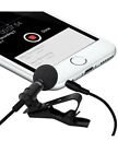 Microphone à revers filaire Lavalier pour iPhone Android Smartphone omnidirectionnel