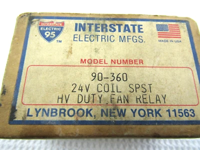 Relé de ventilador fechado de uso geral 90-360 24V SPST - Imagem 1 de 4
