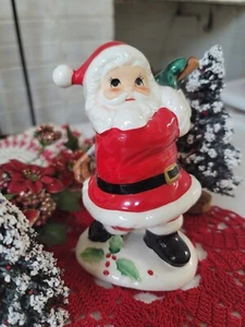 Vintage JOSEF ORIGINAL Keramik GOLFING SANTA GOLF CLUB mit ORIGINAL ETIKETT - Bild 1 von 2