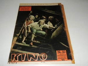 Kino 10/1936 Polish magazine Errol Flynn, Ginger Rogers, Anna May Wong, K Horn - Picture 1 of 2