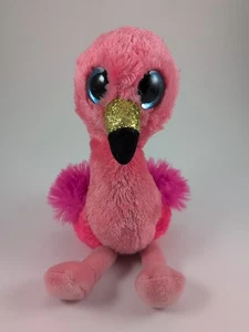 Ty Beanie Boos 6" GILDA Pink Flamingo Plush Stuffed Animal Toy MWMT - Picture 1 of 9