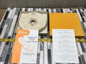 6โ Buffing Wheel Dico No. 60 USA ๐บ๐ธ Canton Flannel Very Clean - Picture 1 of 6