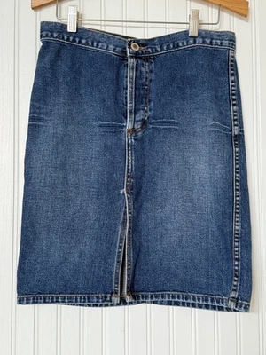 Earl Jeans Skirt Knee Length Denim - Image 1 of 4