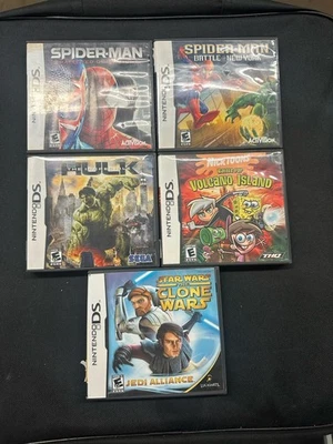 Lote De 8 Videojuegos Nintendo DS & 3DS SUPERHERO CIB Estuche Manual Juego Foto 1 de 3