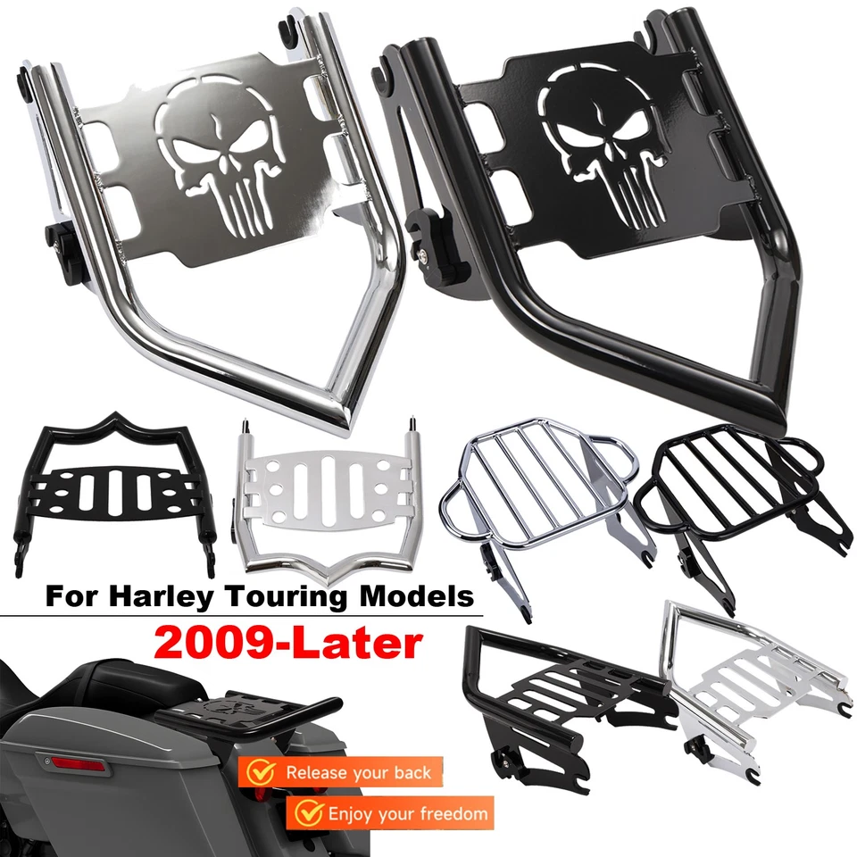 Съемная багажная полка для моделей Harley Touring Road Street Glide 2009-2025 - Изображение 1 из 4