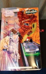 2005 McDonald's Barbie Pegasus & Hot Wheels AcceleRacers Happy Meal Display Toys - Picture 1 of 11