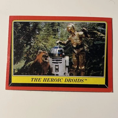 1983 Topps Star Wars Return of the Jedi ROTJ Series 1 The Heroic Droids #129 - Image 1 of 2