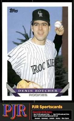 Denis Boucher 1993 Topps #541 Colorado Rockies - Image 1 of 2