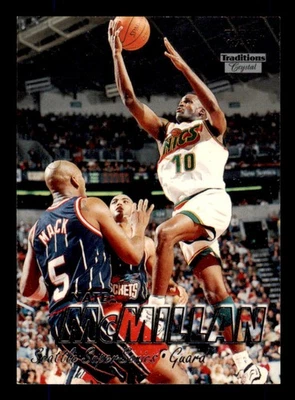 1997-98 Fleer Crystal Collection #171 Nate McMillan  Basketball SUPERSONICS - Image 1 of 3