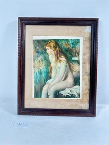 PIERRE-AUGUSTE RENOIR Junges Mädchen Baden Gerahmter Druck - Bild 1 von 3