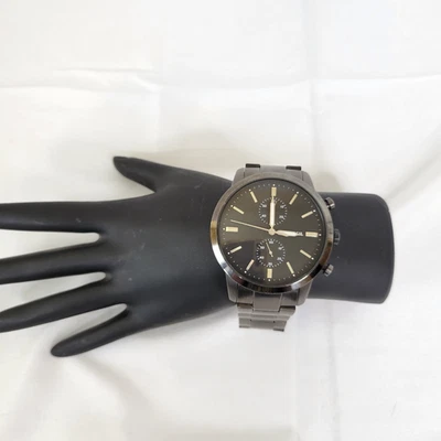 Fossil Townsman FS5349 Stainless Steel Japanese Quartz Gunmetal Men's Watch - Image 1 of 4