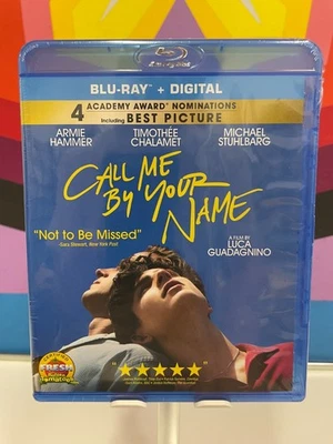 Call Me by Your Name (Blu-ray +digital 2017) Luca Guadagnino Chalamet NEW SEALED Foto 1 de 2