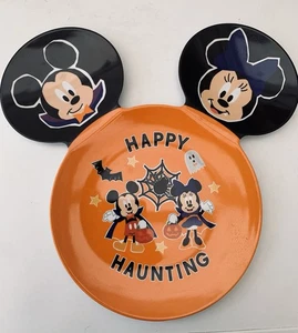 DISNEY Halloween Platter MICKEY MOUSE Party Tray Halloween Cake Plate UNUSED - Picture 1 of 8