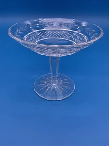 Waterford Glandore Cut Crystal Compote Candy Dish 5.5” Tall - Picture 1 of 8