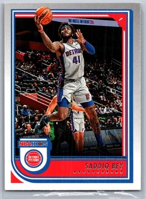 Saddiq Bey 62 2022-23 Hoops Detroit Pistons Card - Image 1 of 2