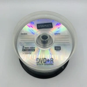 Staples DVR+R Spindle of 47 - Picture 1 of 2