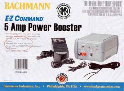 Bachmann 44910 5 AMP 14/18 Volt Power Booster DCC HO N O SCALE EZ Track - Image 1 of 2