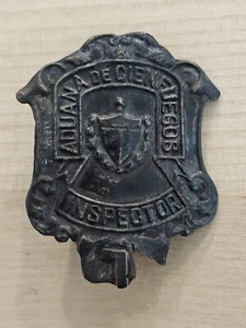 Seltenes INSPEKTOR FULGENCIO BATISTA FORCES CIENFUEGOS ZOLL POLIZEI ABZEICHEN 1920er - Bild 1 von 2