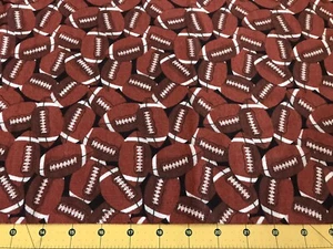 Football 27" X 41" Flannel Fabric #1907 - Picture 1 of 1