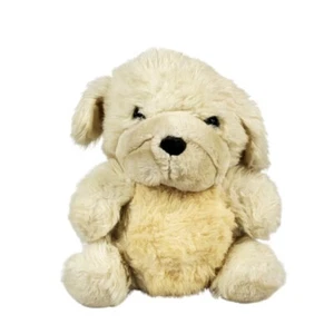 Peluche vintage Wallace Berrie Labrador Retriever chiot chien crème fourrure réaliste - Photo 1/6