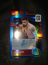 2023 Panini Optic UFC Joe Solecki Auto Blue Rated Rookie Card 11/49