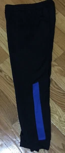 Champion Boy's fleece Jogger-Black with blue trim , Medium size  NWT - Picture 1 of 4