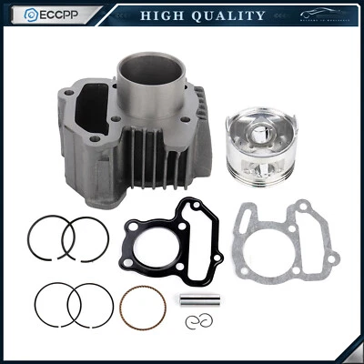 Cylinder Piston Gasket Top End Kit For 85-01 Yamaha Badger 05-08 Grizzly YFM 80 - Image 1 of 4