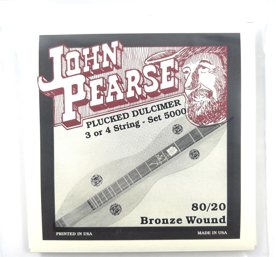 John Pearse Dulcimer Strings 4 String 09-10-12-23w - Image 1 of 4