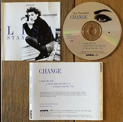 LISA STANSFIELD Change 1991 US PROMO Only REMIXES CD Pop DANCE Club MINTY! - Image 1 of 2