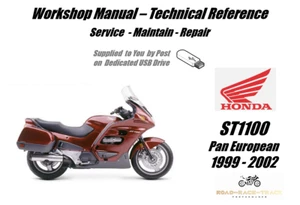 Honda ST100 ST 1000 Pan European Service Repair Workshop Manual USB 1999 - 2002 - Picture 1 of 9