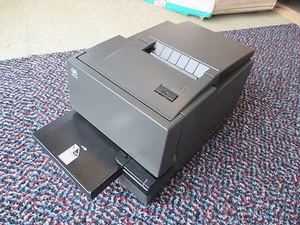 NCR 7167 7167-2001-9001 POS Thermal Slip Ticket Receipt Printer BLACK USB + PSU - Photo 1/1