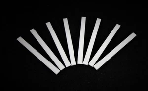 EIGHT (8) PRECISE THIN ALUMINA CERAMIC SUBSTRATE SHIMS PLATE No.: 396 - Picture 1 of 10