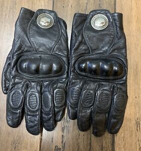 Rare Harley-Davidson Men's Willie G Skull Leather Knuckle Gloves XL