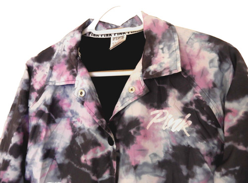 UNDERCOVER Giacca a vento Victoria Secret Pink 1986 Love Pink XS rosa multi