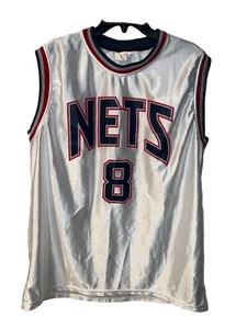Coyote Promotions Jersey #8 Mens XL New Jersey Nets Williams White NBA - Picture 1 of 7