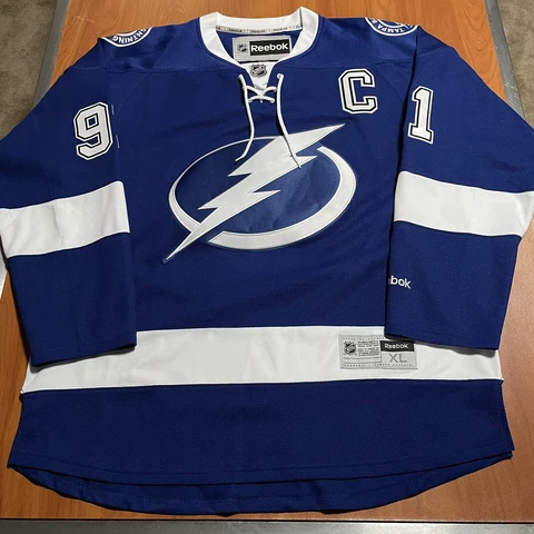 Reebok Steven Stamkos Tampa Bay Lightning NHL Hockey Jersey Blue Home XL Cover