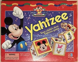 Vintage Mickey Mouse Yahtzee Board Game, Milton Bradley, Complete, VG, used - Picture 1 of 5