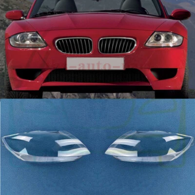 LH&RH Side Headlight Lens Cover Shell Housing Fit For BMW Z4 E85 2004-2008 Foto 1 de 4