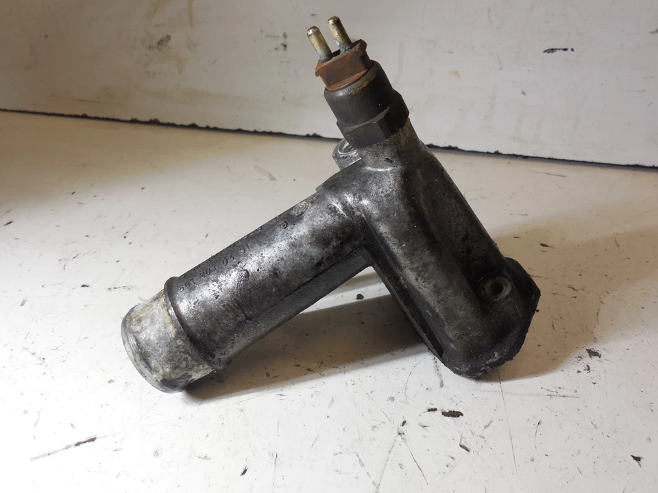 86-93 Mercedes-Benz 300D W124 Thermostat Housing W/ Sensor 6012030431 300SD - Image 1 of 4