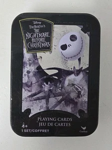 Cardinal Disneys The Nightmare Before Christmas Foil Back Playing Cards Tin Box - Bild 1 von 10